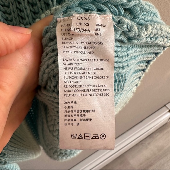 Free People Sweetheart Sweater in Ocean Pearl XS - Picture 5 of 12